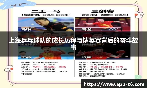 上海乒乓球队的成长历程与精英赛背后的奋斗故事